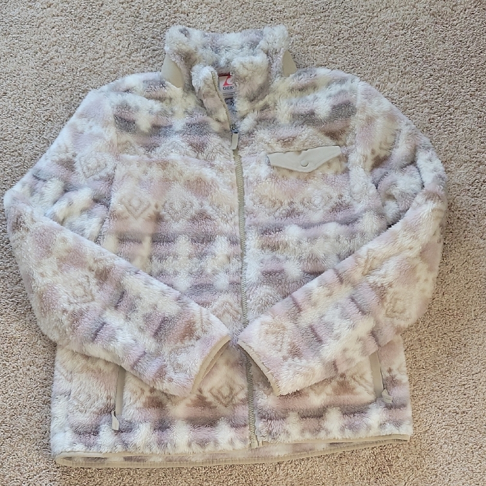 Gerry Weber Cream and Gray Patterned Jacket